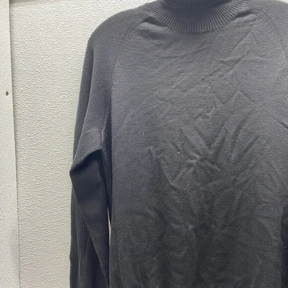 SEASE Men’s Whole Lightweight 100% Wool Turtleneck Sweater